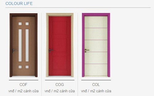 cửa gỗ duratek color life