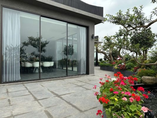 cửa lùa slim ngoại thất